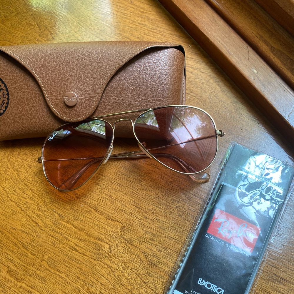 Ray Ban Aviators- Rose Lenses- Special Series